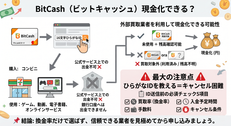 BitCash買取の仕組み