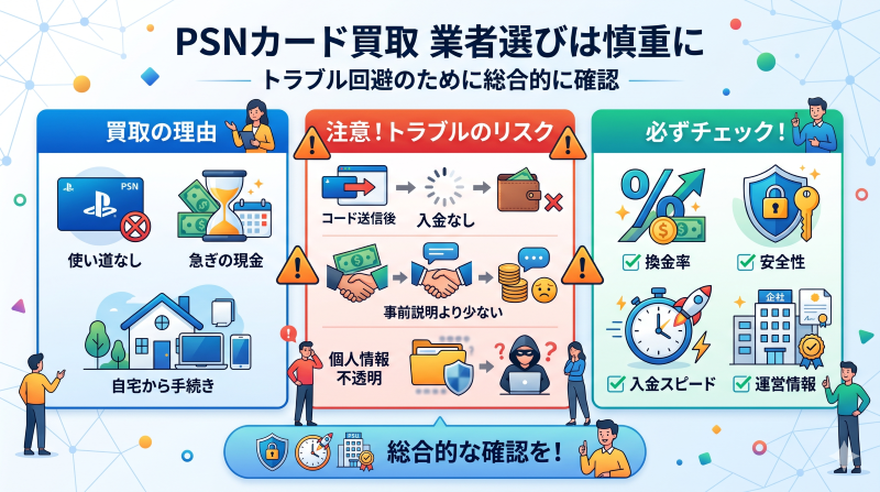 プレイステーションストアカードを買取してもらいたい理由と注意
