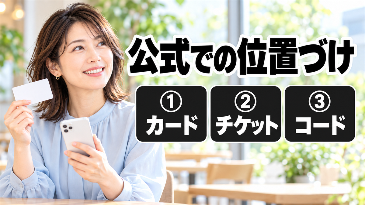 公式での位置づけ