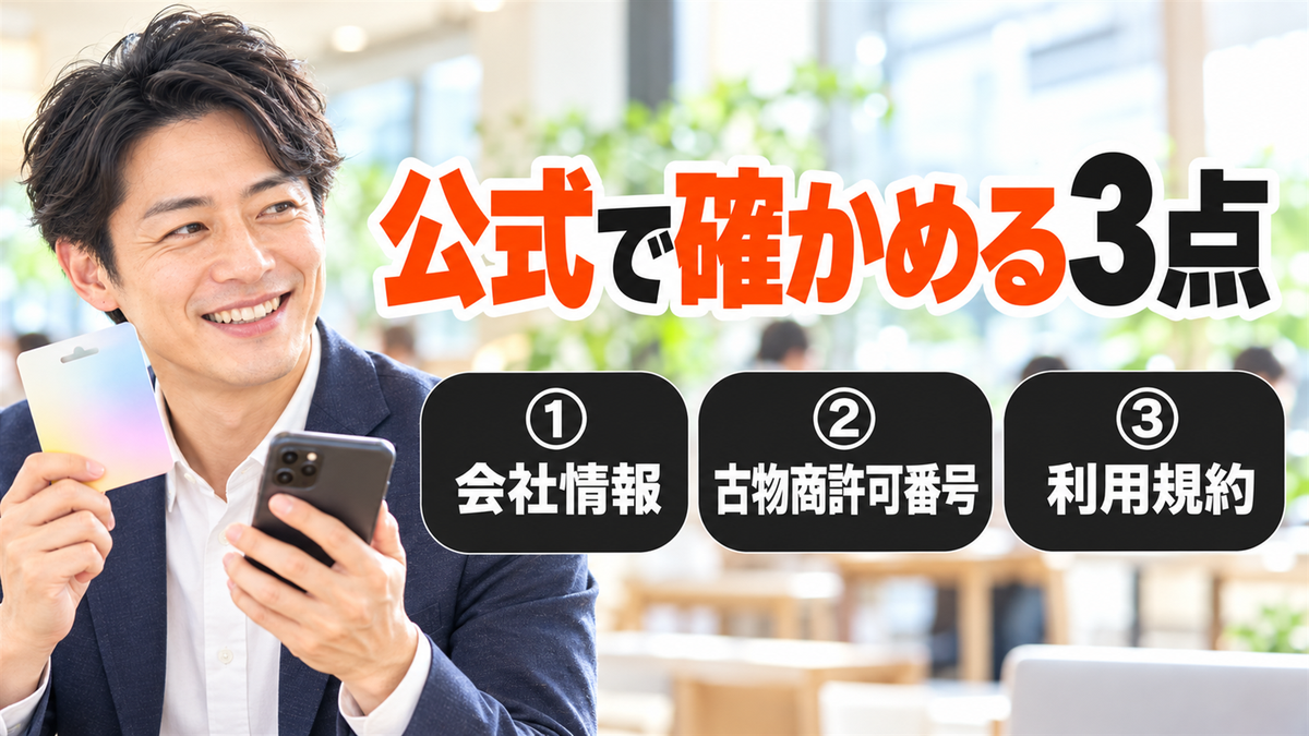 公式で確かめる3点