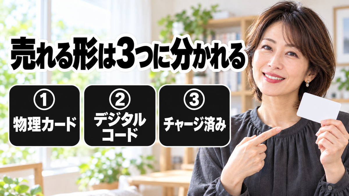 売れる形は3つに分かれる