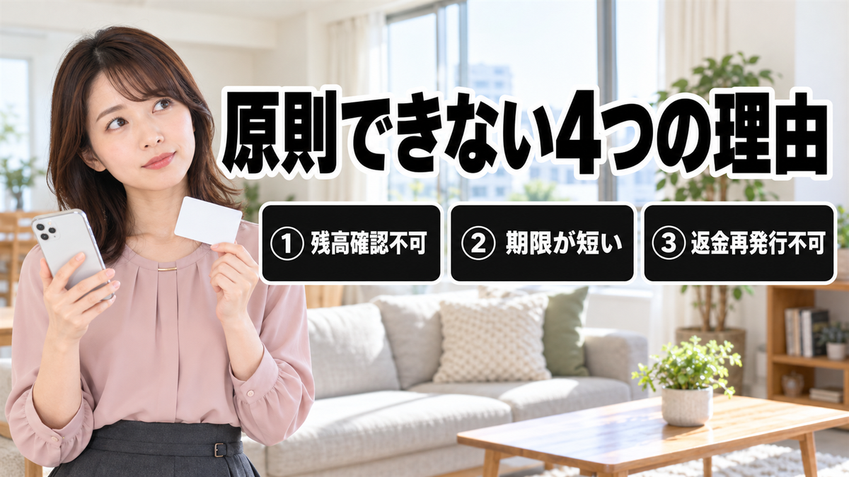 原則できない4つの理由