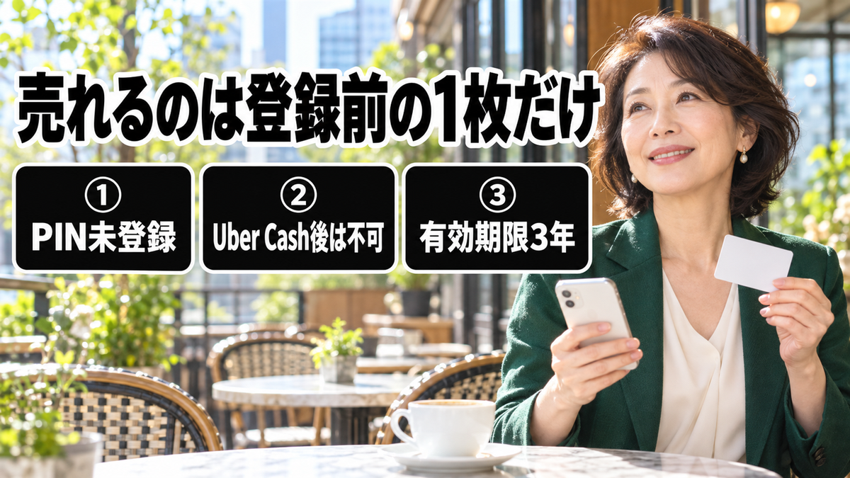 売れるのは登録前の1枚だけ